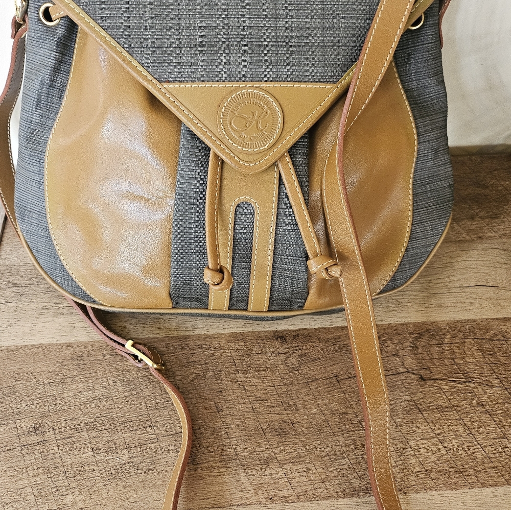 Vintage Hebe by Cella Crossbody Bag Satchel Handbag Retro Chic - Picture 7 of 14